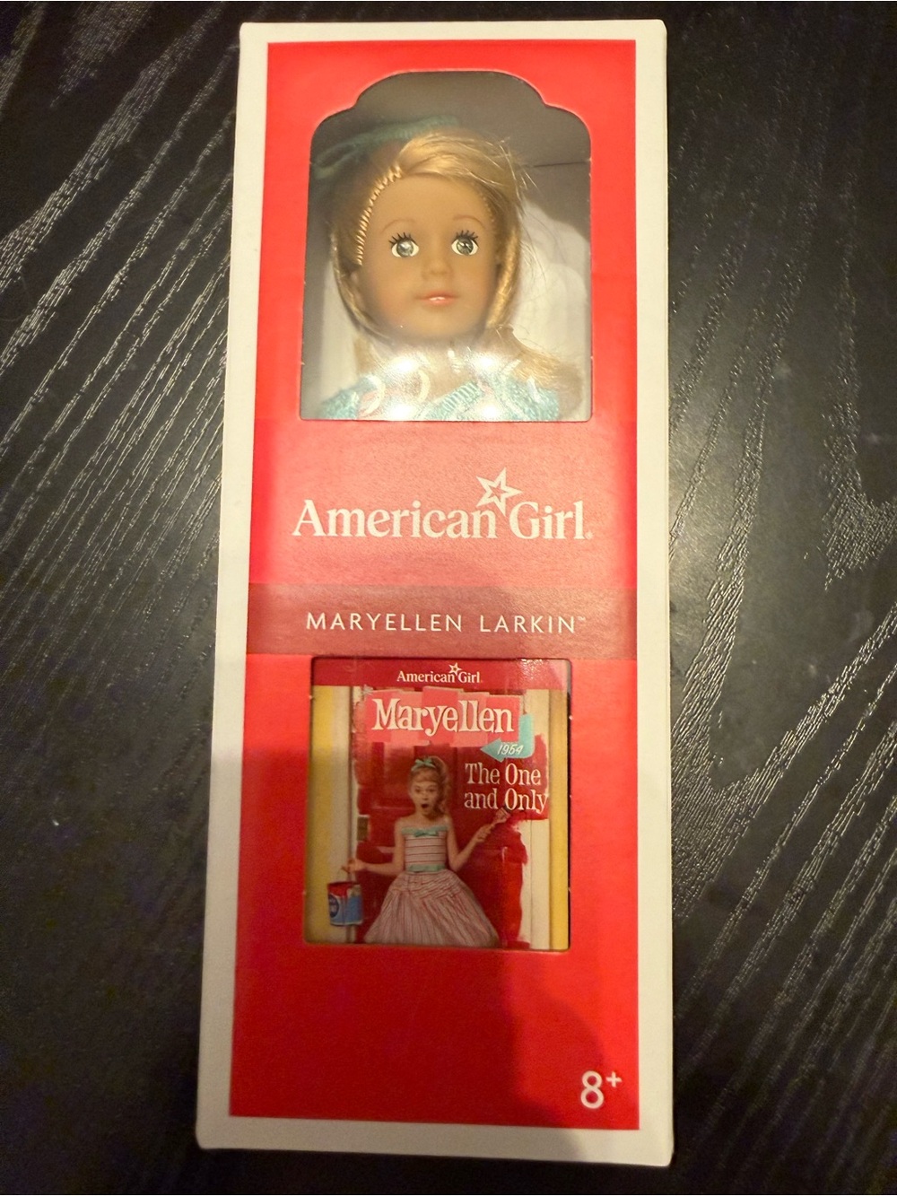American Girl Maryellen Light Blue Dress with Headband